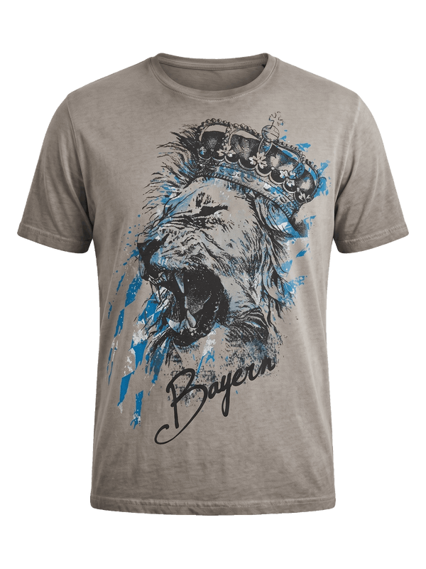 ZACHY NEW Herren-Shirt Grau Vorderansicht – Hangowear